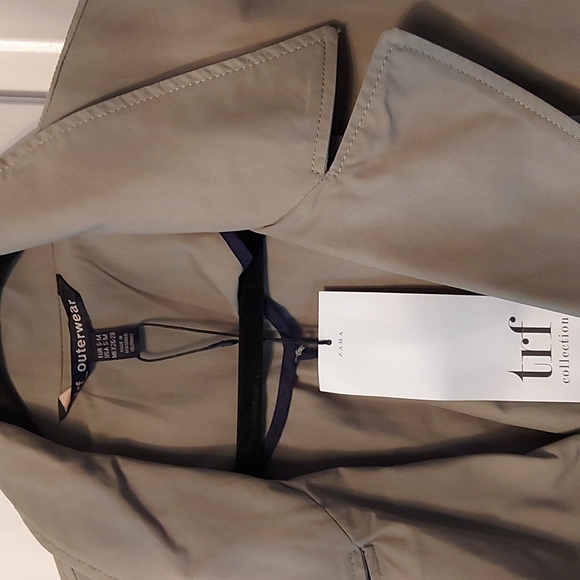 Trench coat, Olive, Zara S/M - Picture 3 of 13